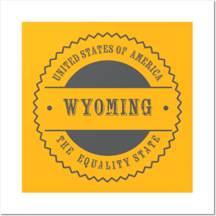 Wyoming state Posters and Art